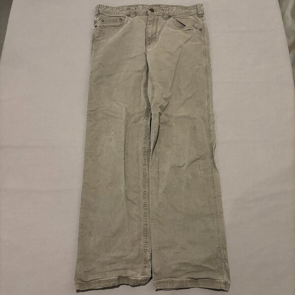 Prana Broson Pants 34x32 34x30 Gray Straight Leg High Rise Outdoor Hiking Rugged - Picture 1 of 9